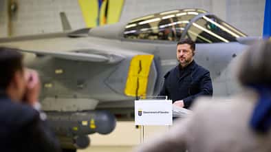 Saab Gripen E/F, Wolodymyr Selenskyj