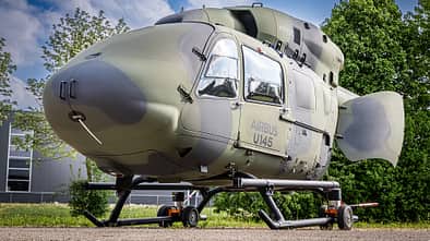 Airbus Helicopters U145 Mock-up am Boden