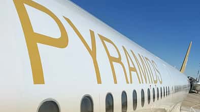 Pyramids Airllines, Pyramids, Ägypten Airbus A321 von Pyramids Airlines aus Ägypten