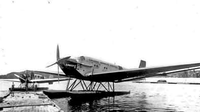 Historische Aufnahmen der Junkers Ju 52 CF-ARM und ihrem Einsatz bei Canadian Airways in Kanada