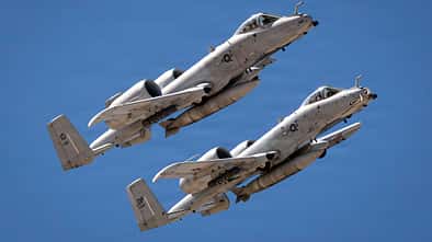 A-10C Überflug in Zweier-Formation