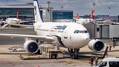 Airbus A310 von Iran Air am Flughafen Istanbul. 