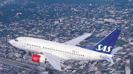 Boeing, 737, SAS Boeing 737 SAS Luftaufnahme