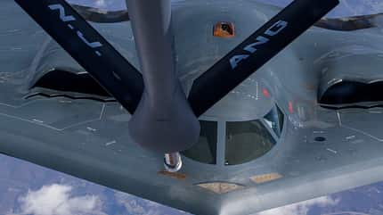 B-2 Spirit, Northrop Grumman, B-2 AFROTC cadets participate in orientation flight