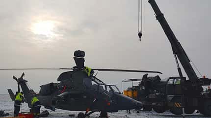 Tiger, Kampfhubschrauberwettbewerb Tiger Heeresflieger 2019 Bergung Naumburg/Hessen