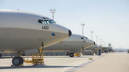 707, Re´em, Reem, Israel, Tanker, Tankflugzeug, Nevatim, 120. Staffel, Boeing 707 Re´em der israelischen Luftstreitkräfte in Nevatim.
