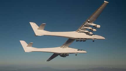 Stratolaunch, Allen, Scaled Composites, Mojave, Rekord Erstflug von Stratolaunch am 13. April 2019.