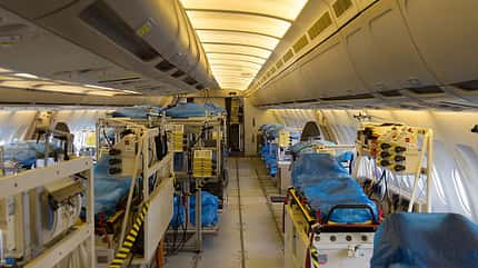 A310 MRTT, Luftwaffe, Inentsivmedizin-Ausstattung A310 MRTT der Luftwaffe - Inentsivmedizin-Ausstattung