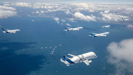 Airbus, 50 Jahre 50 Jahre Airbus - Jubiläumsformation