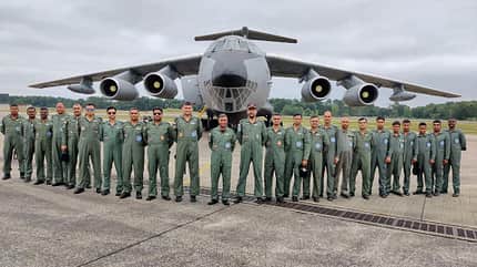 Indien, Garuda, Frankreich Indische Flugzeuge in Frankreich für Garuda 2019