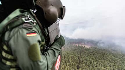 CH-53 Löscheinsatz