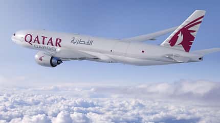 Boeing, Frachter, 777F, Qatar Cargo Boeing 777F für Qatar Cargo