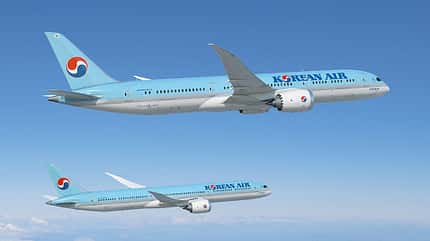 787, Boeing, Korean Air, Dreamliner, Boeing 787-9 und 787-10 für Korean Air.