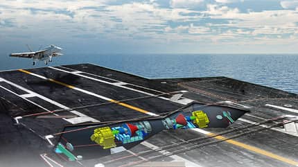 Advanced Arresting Gear, AAG, Navy, Ford, General Atomics, Advanced Arresting Gear von General Atomics
