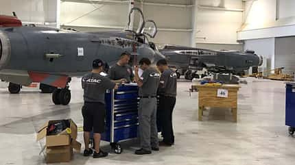 Mirage F1, ATAC, Fort Worth, Dassault Mirage F1 bei ATAC in Fort Worth