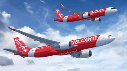 Airbus, A321XLR, A330neo, AirAsia X. Airbus A321XLR und A330neo für AirAsia X.