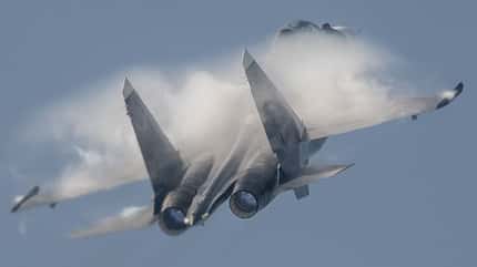 Su-57, Mig-35, Su-35, Su-30, Mi-26, MAKS, Moskau