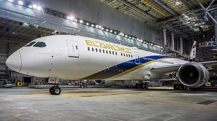 El Al, Boeing 787, Dreamliner, Retro, Jerusalem of Gold