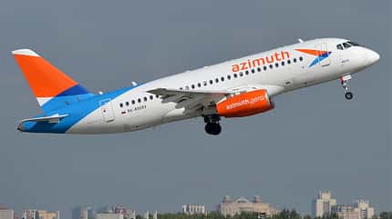 Superjet, Azimuth, Suchoi, Sukhoi, SSJ