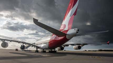 Qantas, A380,Airbus,Dresden,EFW,Quantas EFW A 380 Quantas