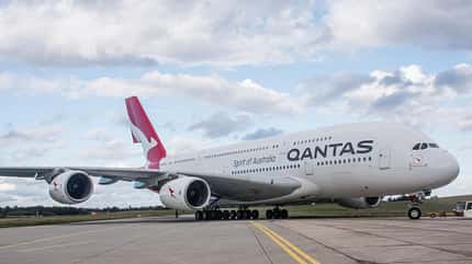 Qantas, A380,Airbus,Dresden,EFW,Quantas EFW A 380 Quantas