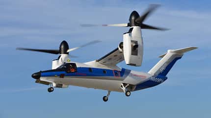 AW609, Leonardo, Kipprotorflugzeug Leonardo AW609 Prototyp Nummer 4 fliegt in Philadelphia.