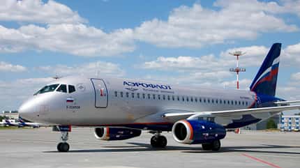 SSJ100,Superjet, Suchoi, Superjet 100 für Aeroflot.