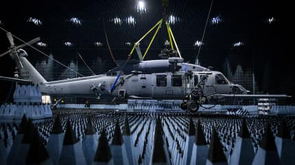 HH-60W, Sikorsky, Eglin, Sikorsky HH-60W in der J-PRIMES-Testkammer auf der Eglin AFB in Florida.
