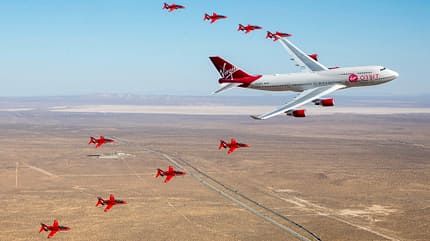 Boeing 747, Virgin, Red Arrows
