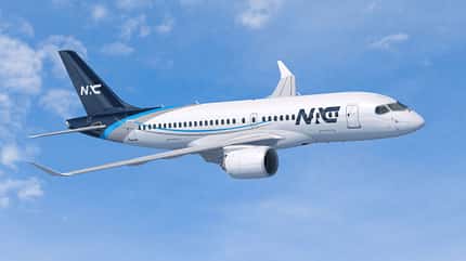 Airbus A220-100 für NAC.