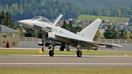 Eurofighter, Österreich Eurofighter der österreichischen Luftstreitkräfte.