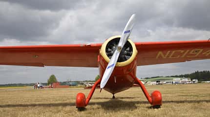 Cessna Airmaster, D-EUCP, viersitziges Rennflugzeug, Nitrolack,