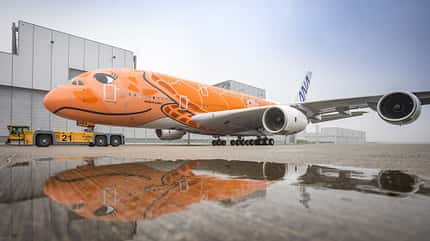 ANA, A380, Flying Honu