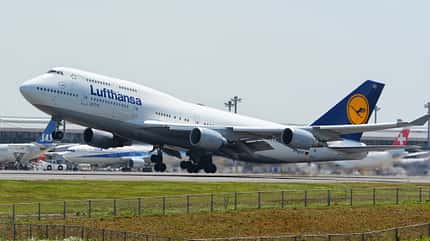 Lufthansa, 747-400, jumbo