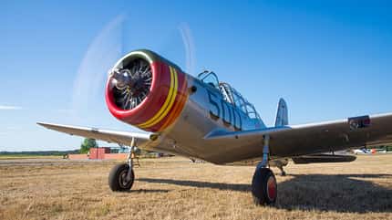Vultee BT-13 Valiant, Warbird, Jagdfliegerei, Basistrainer US Army Air Corps