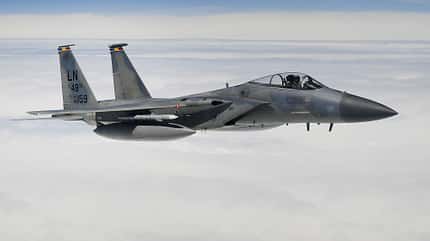 F-15C, Lakenheath, Absturz, Boeing F-15C des 48th Fighgter wing in Lakenheath.