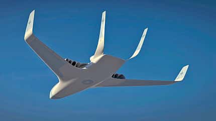 Konzeptflugzeug, hybrid-elektrischen Antrieb