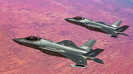 RAAD, 737 BBJ, A330MRTT, C-17A, C-27J, C-130J, E-7A, EA-18G, F-18A, F-18B, F-18F, F-35A, Falcon 7X, Hawk 127, P-8A, PC-21 Royal Australian Air Force F-35A Lightning II validation and verification