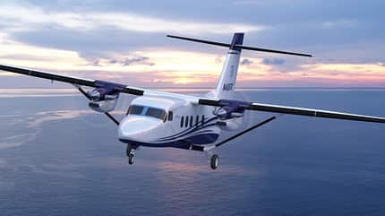Cessna SkyCourier, First Flight, Kabinen Mock-up, Montage