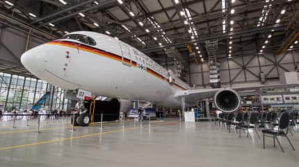 A350, Luftwaffe, Flugbereitschaft, Lufthansa Technik
