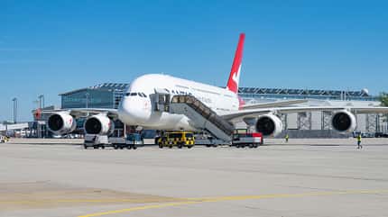 EFW, A380, Qantas, Dresden