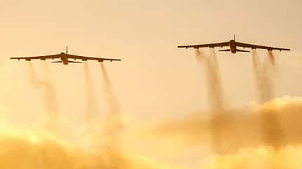 B-52H, Fairford, Bomber, NATO, B-52H des 5th Bomb Wing der USAF fliegen derzeit von Fairford aus.