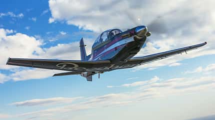 Textron Aviation T-6C Texan II Trainer.