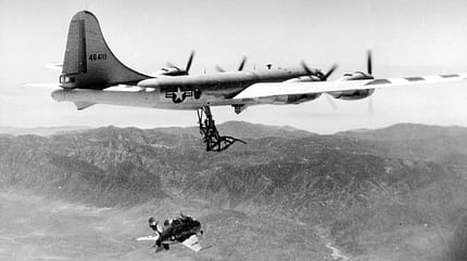 kuriose Flugzeuge, F-117, Voyager, Ca.60, AD-1, BV-141, Inflatoplane, Sea Dart, Pfannkuchen, Ekranoplan