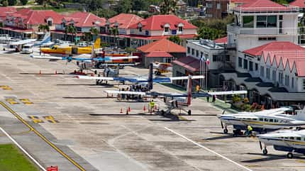Barra Flughafen, Helgoland, Sint Maarten, St. Barth, Juist