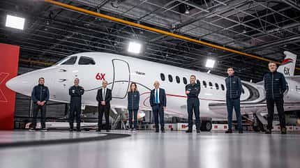 Falcon 6X, Dassault Aviation, Roll-Out