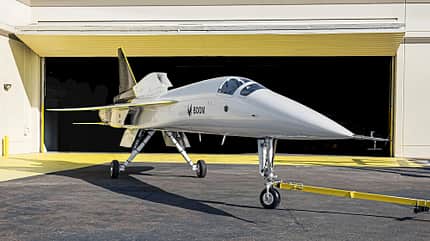 Boom Aerospace, Boom Overture, Boom XB-1-Rollout, Kabine Boom hangar