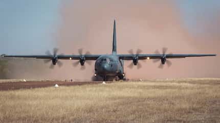 Hercules, C-130J, USAF Exercise Pitch Black 2016