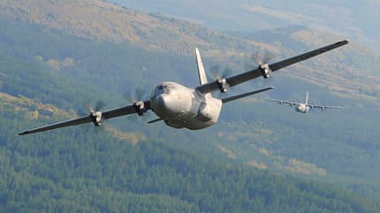 Hercules, C-130J, USAF Fast and Low