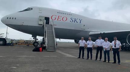 Geo Sky, Geosky, Cargo, Jumbo, 747-200